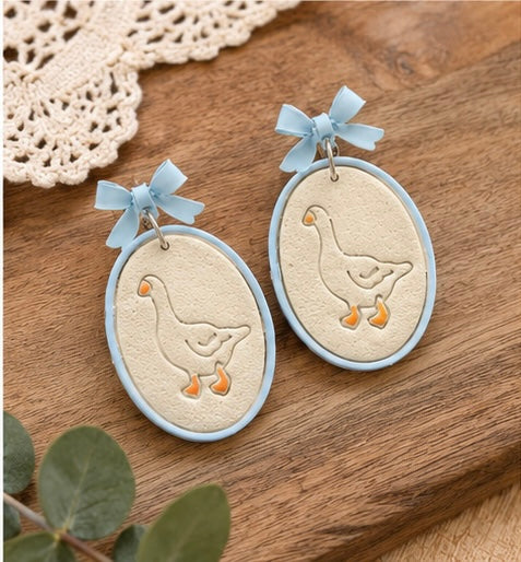 Goose Earrings