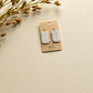 Textured Braid Polymer Clay Earrings
