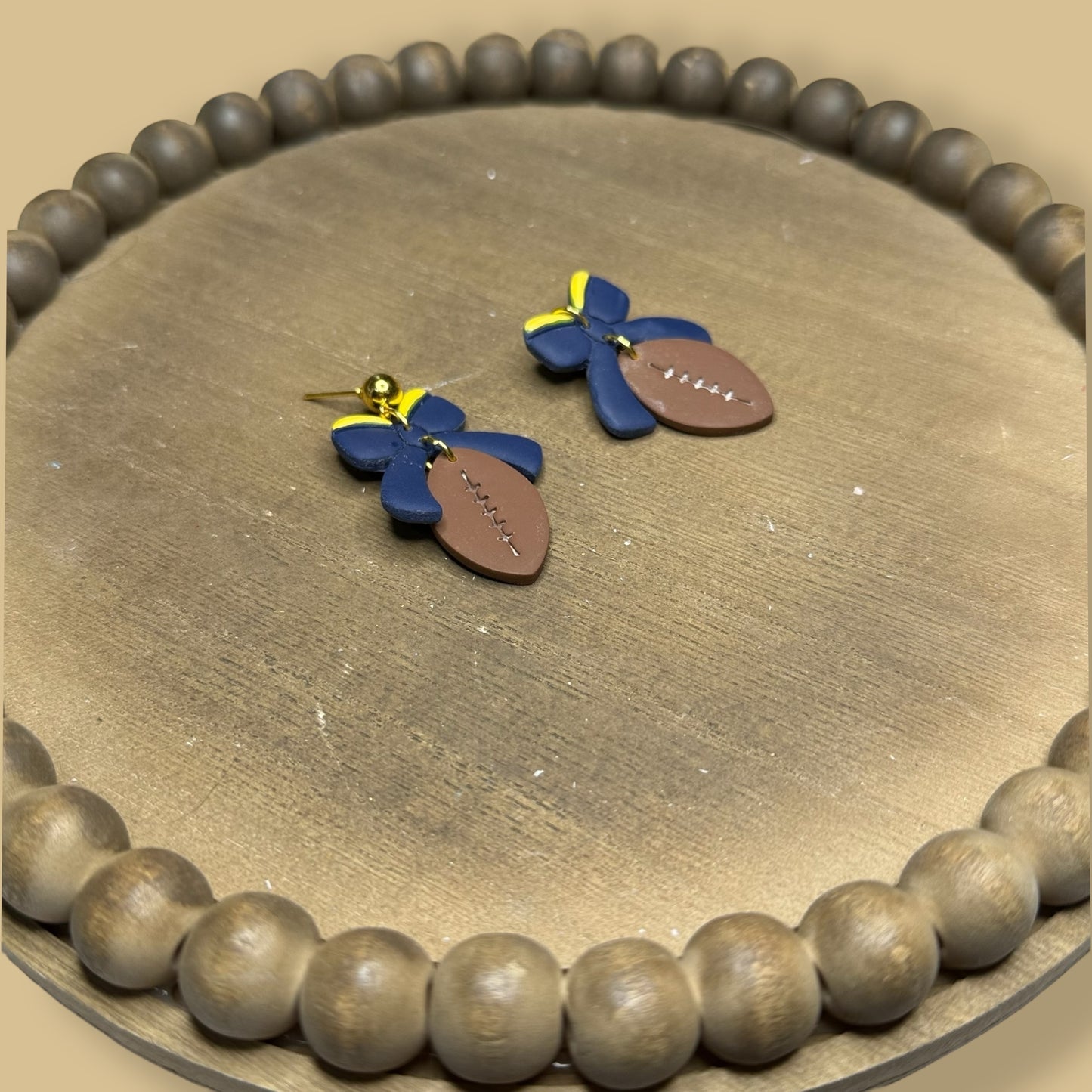 Football Team Color Earrings