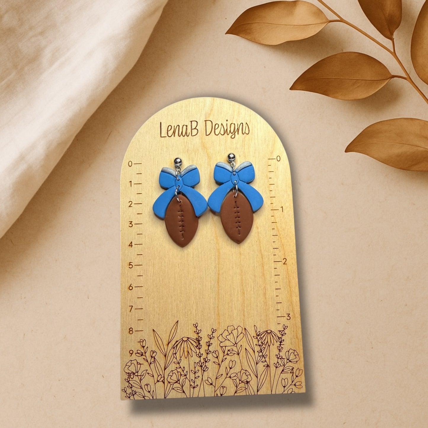 Football Team Color Earrings