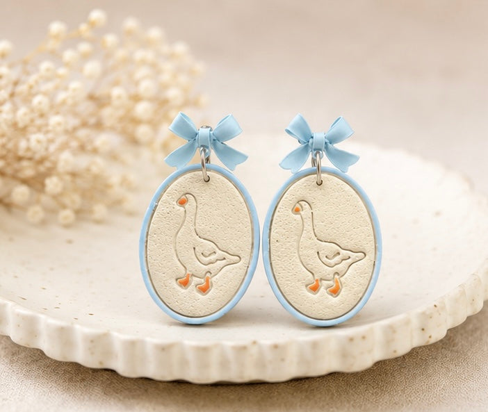 Goose Earrings